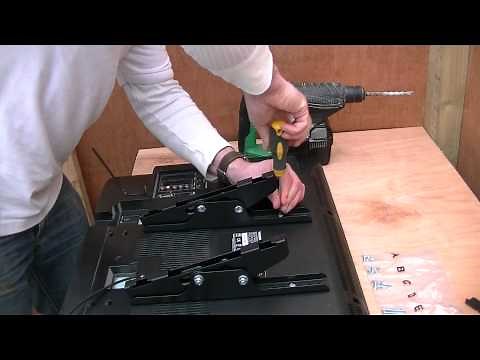 How to Mount a Plasma / LCD / LED TV using an Articulated Wall Bracket