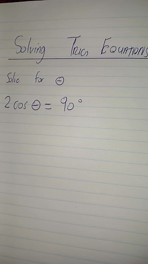 Episode 127 | Grd 10: Solving Trig Equations | SEASON 1 | Term 2 #grade10math #maths #teachersoftiktok