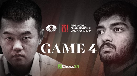 Gukesh Defuses Ding's 1.Nf3 Surprise As World Chess Championship Game 4 Is Drawn