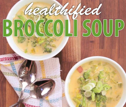 5.9M views · 45K reactions | Healthified Broccoli Cheddar Soup (start...