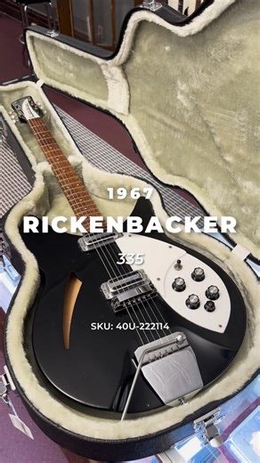What’s in the case? A sixties classic full of charm and chime!. https://www.elderly.com/products/rickenbacker-335-40u-222114?variant=44392891187391 | Elderly Instruments