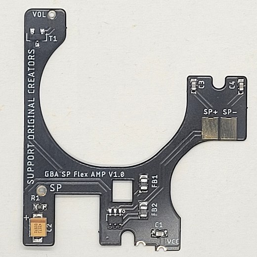 GBA SP Flex Amp - Helders Game Tech