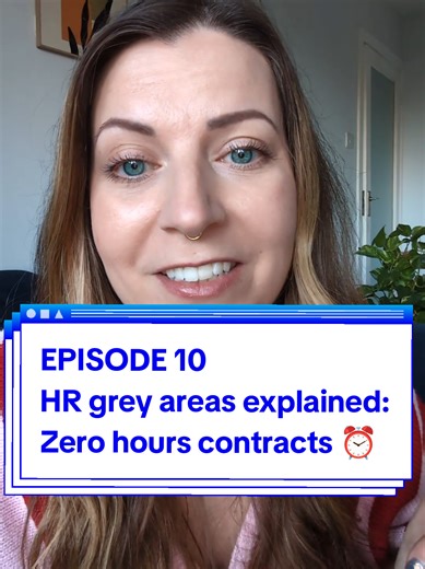 EPISODE 10: If you are or have an employee on zero hours contracts, this video is for you. Changes are coming in April 2026. #hrtips #employmentlaw #employeerights #zerohours #contracts