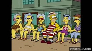 Grandpa Simpson Feet Gif on Make a GIF