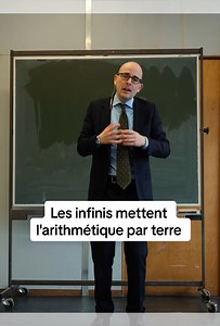 273K views · 5.6K reactions | Les calculs avec les infinis mettent l’arithmétique par terre. Démonstration sous vos yeux ébahis. Pour la petite histoire, certains mathématiciens sont toujours mal à l’aise quand on calcule avec les infinis. Vous, comment sentez-vous ce concept ?Salukes #cantor #infini #calul #science #mathématiques #profbucella #lasciencepeuttout | Professeur Fabrizio Bucella | Facebook