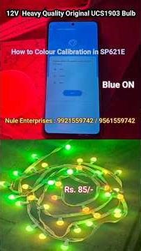 Heavy Quality multi colour 1903 Pixel LED Bulb and SP621E controller setting