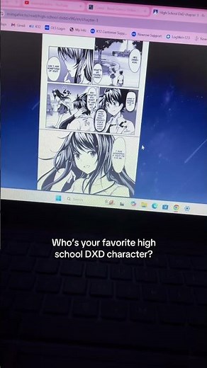 What Favorite high school, DXD characters￼