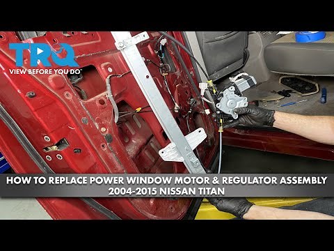 How to Replace Power Window Motor & Regulator Assembly 2004-2015 Nissan Titan
