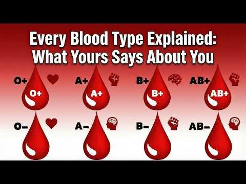 The Hidden Story Behind All 8 Blood Types (And What Yours Means)