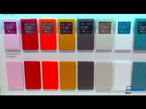 Galaxy Note 3 Cases, Colors, and Customization (IFA 2013 Hands-On) | Pocketnow