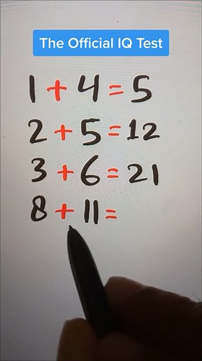 1M views · 5.1K reactions | The Official IQ Test - Brain Math...