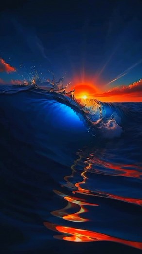 Cool Water Splash Animation for Meditation and Relaxation