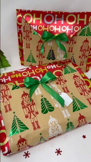 How to Wrap a Gift with Two Different Wrapping Papers - Tutorial