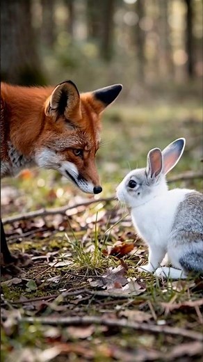 Fox meets Rabbit FARTS! #farts #foxisfarting