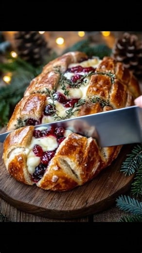 Pull-Apart Sourdough with Brie, Cranberry & Herb Garlic Butter 🥖🧄🧀 Golden, gooey, and packed with flavor—this festive loaf is the ultimate centerpiece for holiday sharing. Ingredients (Serves 6–8) 1 large sourdough loaf (round or oval) 10 oz Brie cheese, sliced 1 cup cranberry sauce (whole berry or homemade) Full Recipe in First Coʍmеոτ Enjoy ❤️👇 | Weight Watchers Recipes and Tips