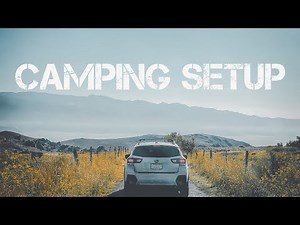 2021 SUBARU CROSSTREK : simple car camping setup