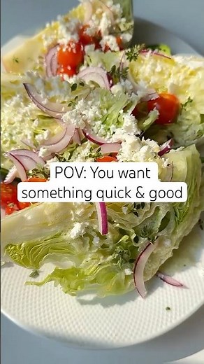 You’ll Never Look at Wedge #Salad the Same Way 😳🥗 #shorts #shortsrecipe