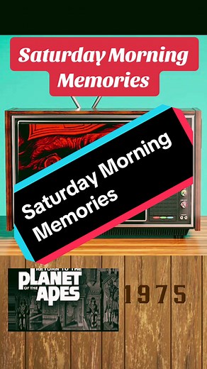 Return to the Planet of the Apes aired on NBC in 1975. #1970s #70stv #70stvshows #saturdaymorningcartoon