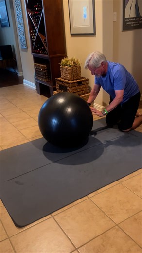 This is a little easier ab exercise than using an an wheel. Start with enough reps to challenge yourself but don’t wreck yourself. Build up over time. #agingshouldntsuck #startwhereyouare #abrollouts | A Balanced You