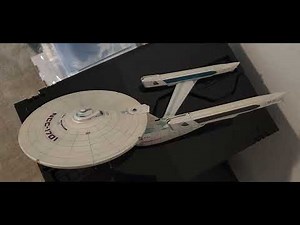 THE DIAMOND SELECT TOYS ELECTRONIC USS ENTERPRISE -- STAR TREK II EDITION.