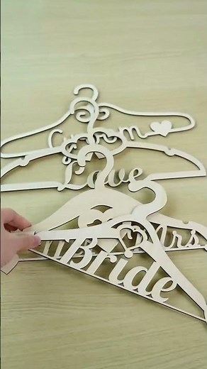 Laser cut some hangers using LaserPecker LX1 Max!😎