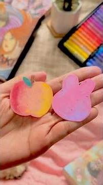 Use oil pastels or wax crayons for shrink paper