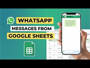 Send WhatsApp Message from Google Sheets | With the Free Google Sheet Template
