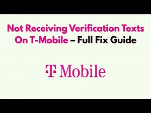 Not Receiving Verification Texts On T-Mobile – Full Fix Guide