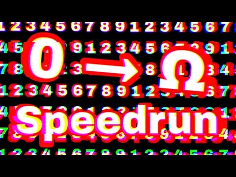 Numbers 0 to Absolute Infinity !!! (SPEEDRUN)