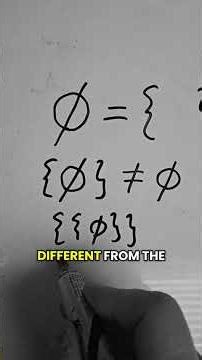 What is the empty set? #maths
