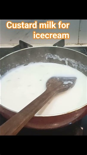 custard milk for ice cream #swati #viral #cooking