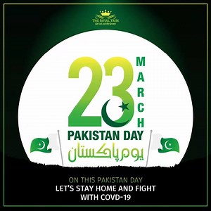 16 reactions | On this Resolution Day, let's stay at home and fight with #coronavirus "Stand United as One Nation" Happy Pakistan Day to every Pakistani out there - #TheRoyalTrim - #PakistanDay2020 | The Royal Trim | Facebook