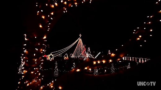 Nothing sparks holiday cheer quite like colorful, extravagant light displays! Meet Don Williams, the creator of the Lake Myra Christmas Lights in Wendell, the first computerized light display in the state and one of the largest homegrown light displays on the East Coast. 🎄 | PBS North Carolina