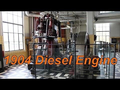 B&W No. 1 Engine from 1904 at MAN Diesel House Copenhagen