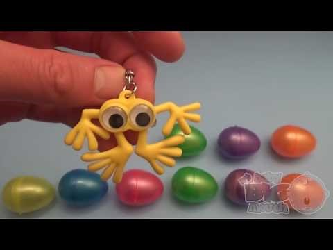 Learn Patterns with Glitter Surprise Eggs! Opening Surprise Eggs filled with Toys! Lesson 22