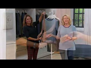 Cuddl Duds Softwear with Stretch Elbow Sleeve Top on QVC
