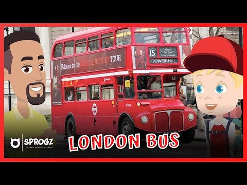 London Bus Videos For Kids | Fun London Bus Facts For Toddlers & Children To Learn | Sprogz