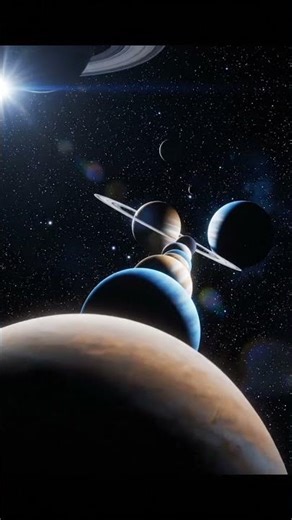 Planets on the space alignment