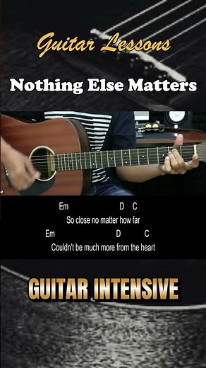 Nothing Else Matters - Metallica | EASY Guitar Lessons - Chords - Guitar Tutorial