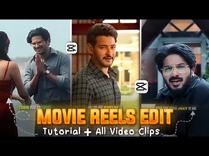 Instagram Trending Movie Reels Edit in Mobile | Movie Clip Reels Editing Capcut Tutorial ❤️