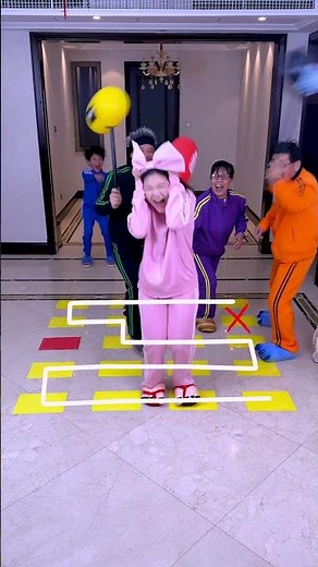Complete the challenge without touching the red dots. Can you do it? #Fun #PartyGameChallenges