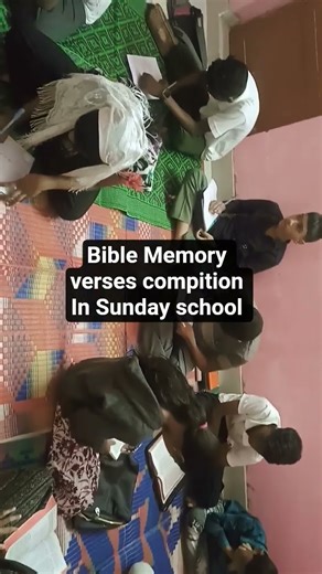 bible Memory verses compition Sunday school #jesus