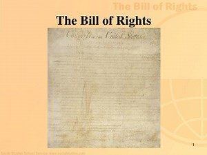 The Bill of Rights - SlideServe