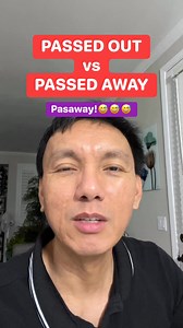 33K views · 1.3K reactions | PASSED OUT vs PASSED AWAY. Pasaway! ##englishlearning #englishlearningonline #englishlearningtips #learningenglish #learningenglishonline #learningenglishisfun #englishword #englishwords #speakingenglish #speakingenglishpractice #speakingenglishisfun #englishspeaking #englishspeakingpractice #grammar #grammartips | Food and Beyond - Dennis Barles | Facebook