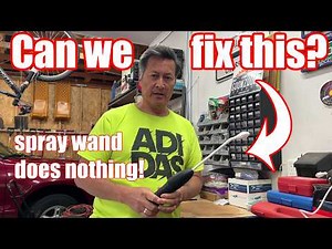 Trying to fix a weed killer spray wand that is dead