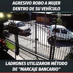 168K views · 385 reactions | Mujer en Curicó fue vícrima de violento robo al interior de su auto. No lo dudó dos veces y decidió acelerar el vehículo, botando así a uno de los delincuentes. | 24horas.cl | Facebook