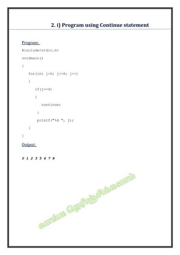CS3261 – C Programming Laboratory Program Using Continue Statement in C #shorts #viral #clanguage
