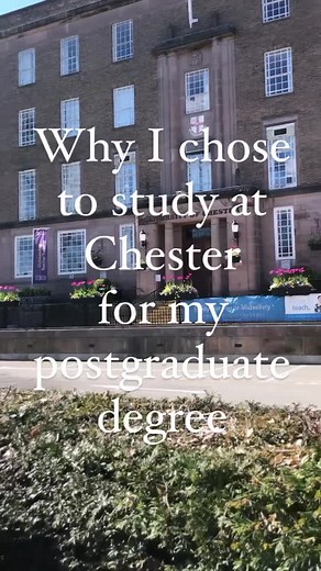 Imogen shares their reasons for choosing Chester to study their postgraduate degree! If you are interested in postgraduate study, tap the link in our bio to learn more! #postgraduate #chester #universityofchester #chesteruni #postgrad #postgradlife #student #studentlife