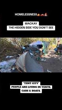 How Australian's are living in harsh conditions 😔⛺️