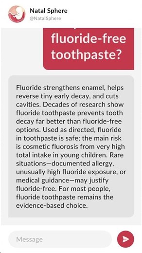Why choose fluoride-free toothpaste?